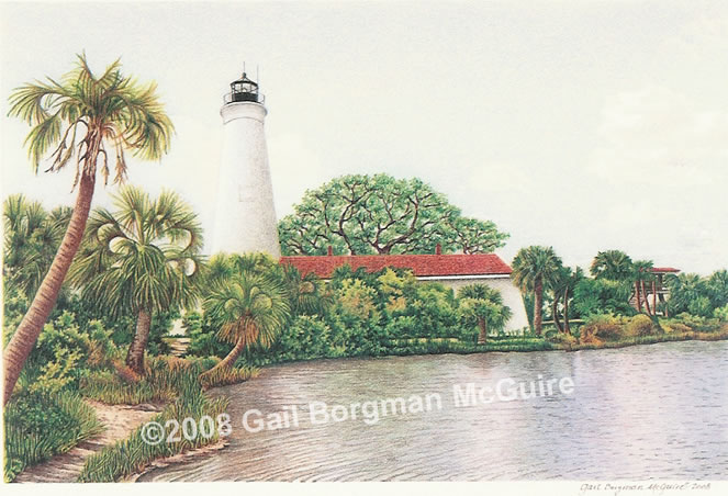 Fort Jefferson Lighthouse notecard